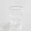 Ribbed Glass Tumbler