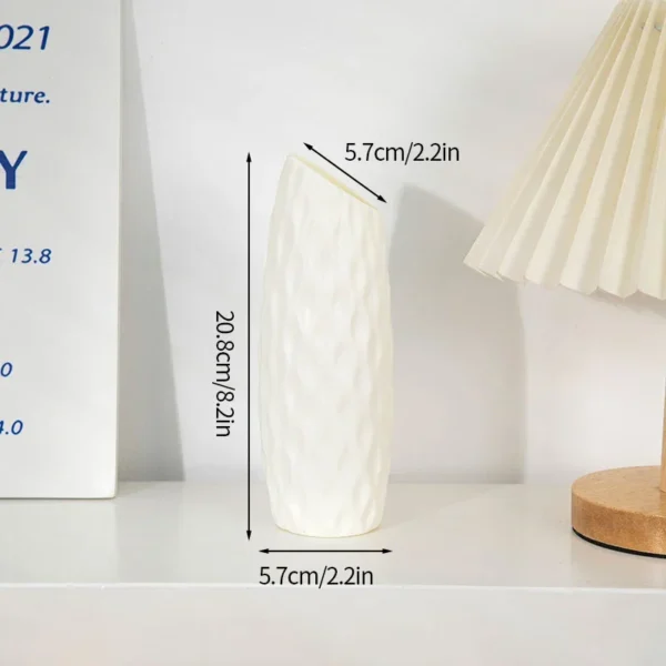 Shatterproof Nordic Floral Vase