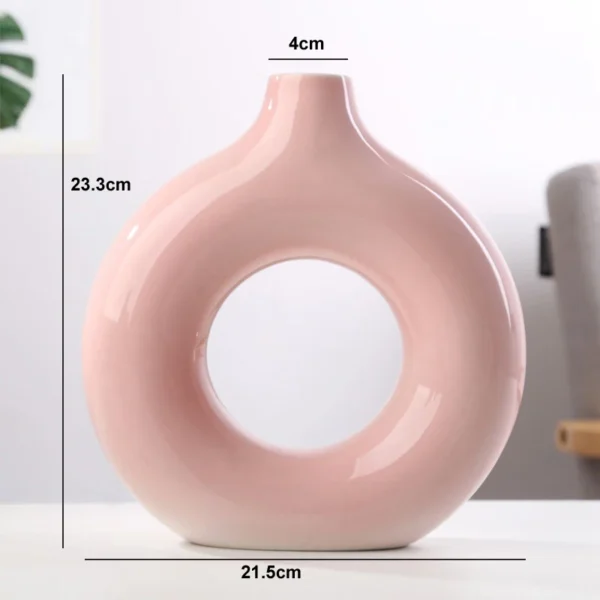 Donut Ceramic Vase