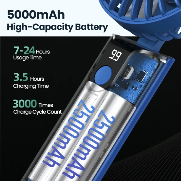 Portable Rechargeable Mini Handheld Fan