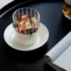 Ribbed Glass Tumbler
