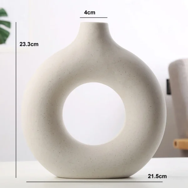 Donut Ceramic Vase