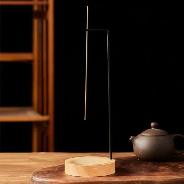 Modern Wood Incense Burner Stand