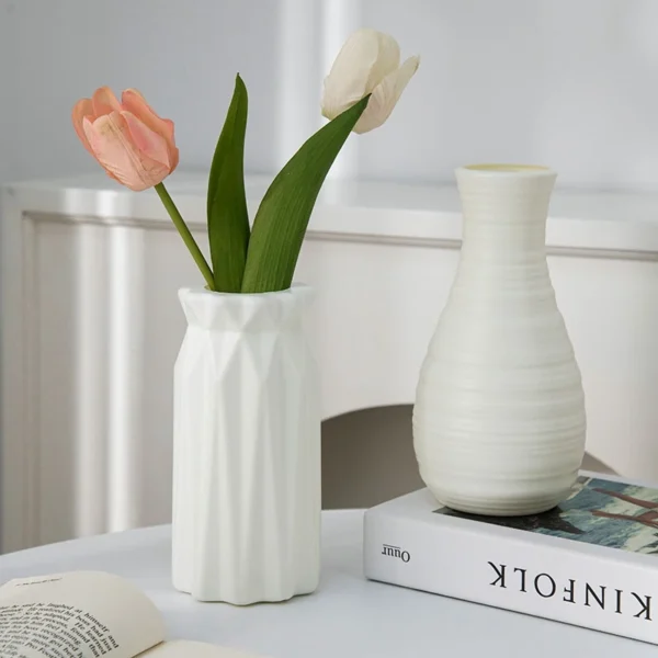 Shatterproof Nordic Floral Vase