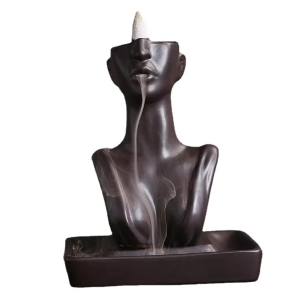 S79a9b59906ef43c1bc1b11b7835f989c2.webp Ceramic Face Incense Burner