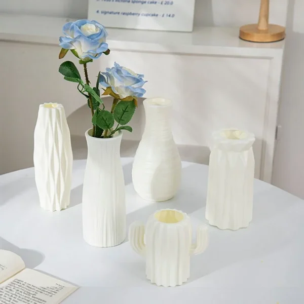 Shatterproof Nordic Floral Vase