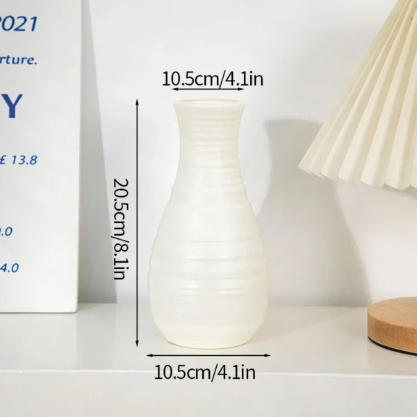 Shatterproof Nordic Floral Vase