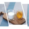 Insulated Clear Glass Mug