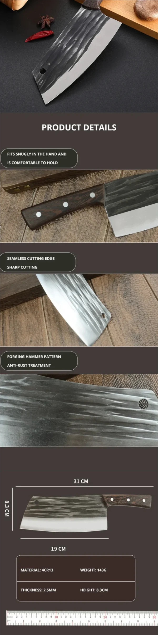 Forged Kitchen Knife