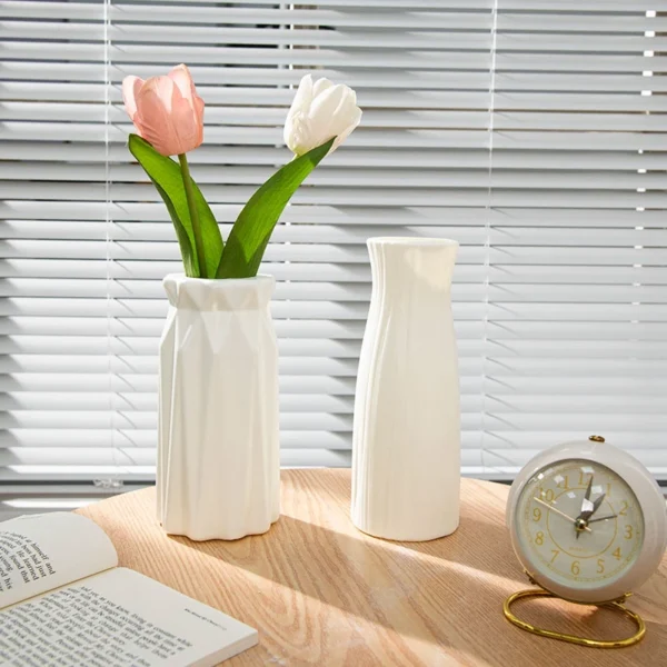 Shatterproof Nordic Floral Vase
