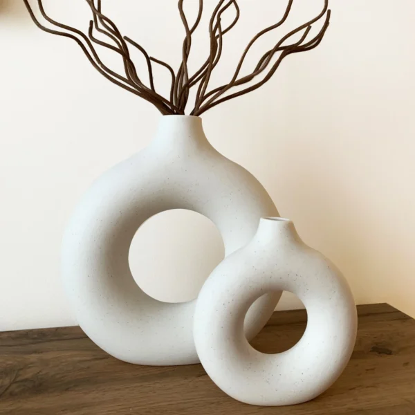 Donut Ceramic Vase