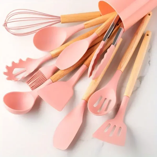 Heat-Resistant Silicone Utensil Set