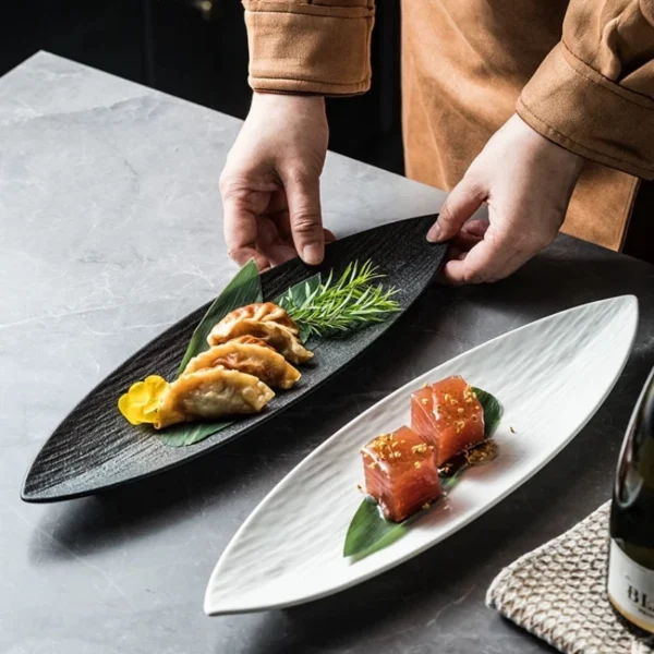 Saf2ee8e46d0d4e2d911d2972970bcda4O.webp Leaf Sushi Plate