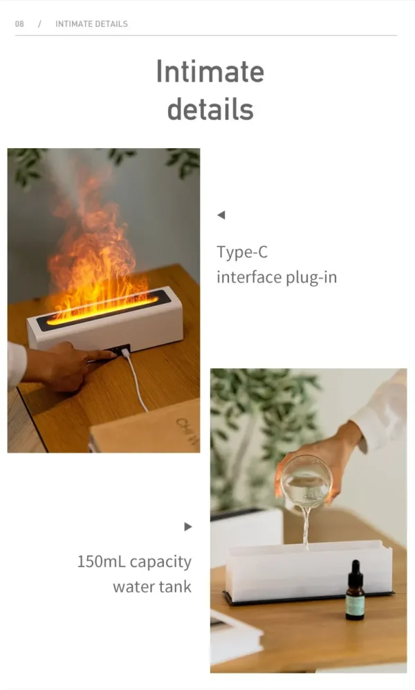 Sc3bc3a67fd05494c8a02e9d80c9d7d22f.webp Flame Humidifier Diffuser
