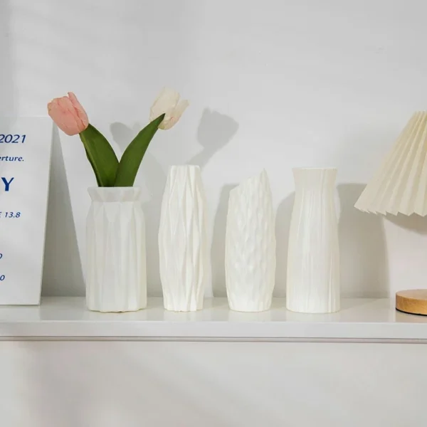 Shatterproof Nordic Floral Vase