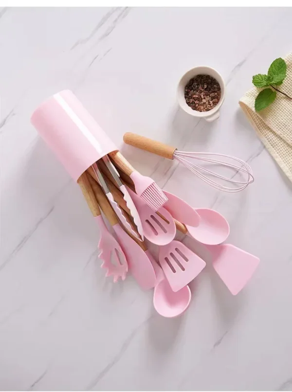 Scfa2f6eee620414884b5030858ca662aX.webp Silicone Utensil Set