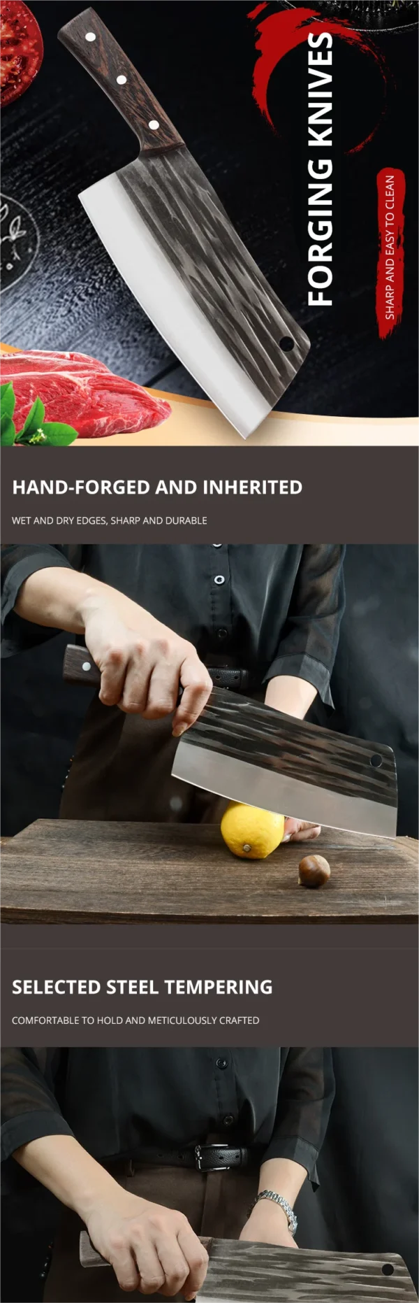 Forged Kitchen Knife