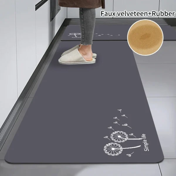 Diatomite Absorbent Floor Mat