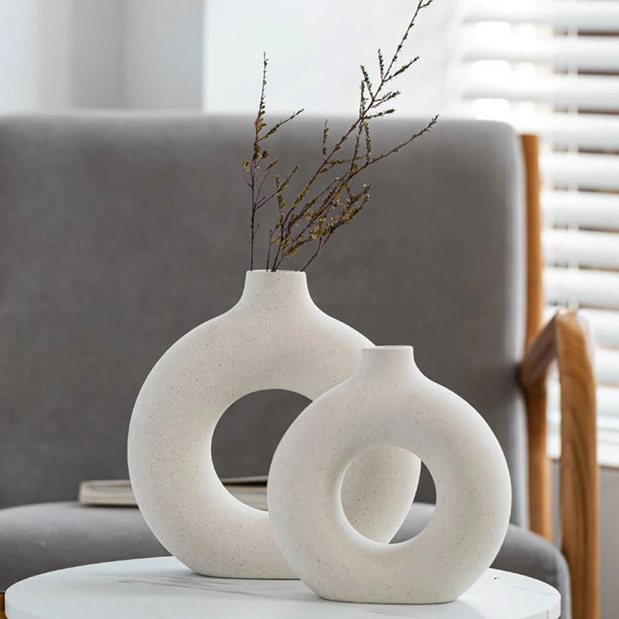 Donut Ceramic Vase