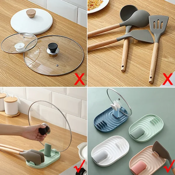 Foldable Pot Lid Storage Rack