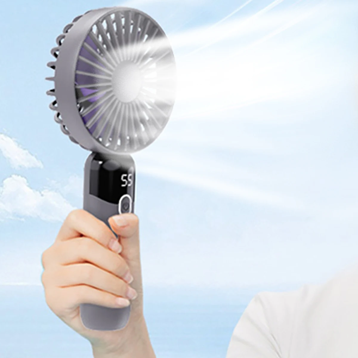 Sf6ac5197797b45d7848256d1d652124cn.webp USB Rechargeable Portable Fan