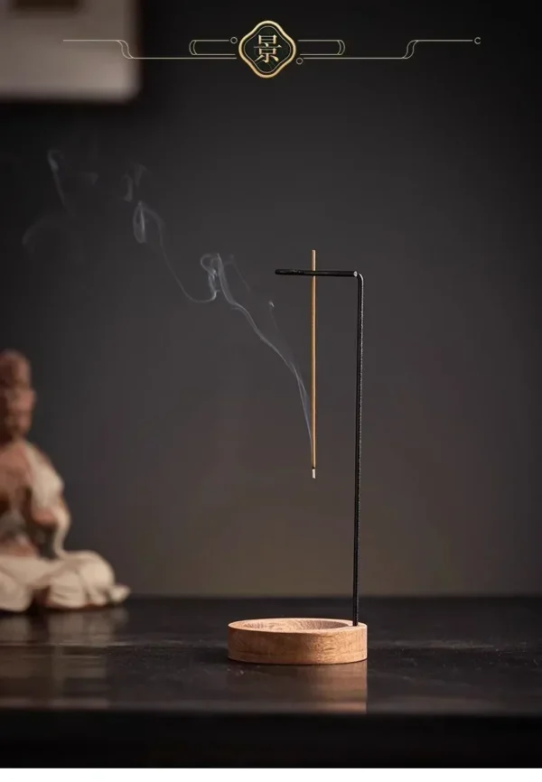 Modern Wood Incense Burner Stand