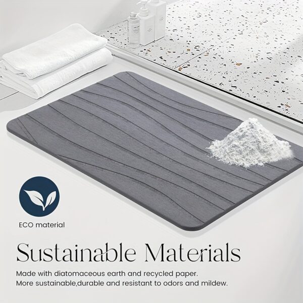 Diatomaceous Earth Bath Mat