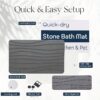 Diatomaceous Earth Bath Mat