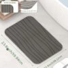 Diatomaceous Earth Bath Mat