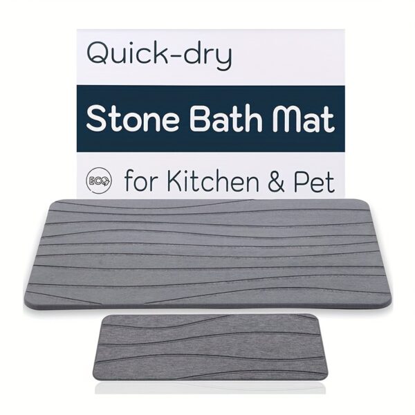 Diatomaceous Earth Bath Mat
