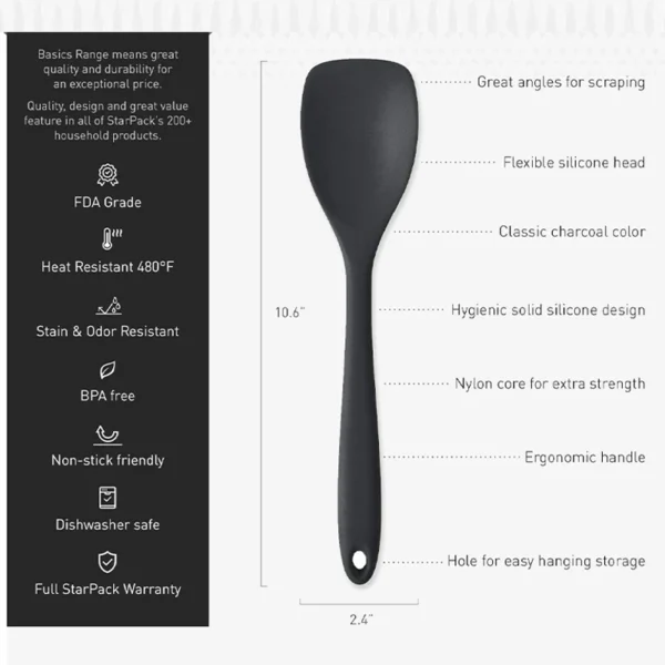 Hca320bb9662b4da2b7db221fde5d53faP.webp Silicone Spoon Spatula