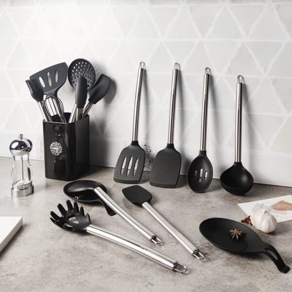 Silicone Kitchen Utensil Set (1) Silicone Kitchen Utensil Set