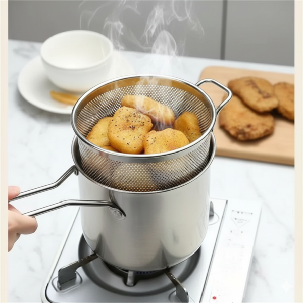 Stainless Steel Fryer Pot (2)