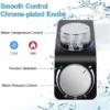 Non‑Electric Bidet Attachment Dual Nozzle Hot/Cold Mixer Self‑Cleaning Toilet Seat