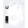 Dual Nozzle Hot/Cold Bidet Attachment