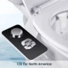 Hfcba5a8cf4ac4a62812303f36c3454f0V-1.webp Ultra‑Thin Non‑Electric Bidet Attachment Dual Nozzle Front & Rear Wash Cold Water