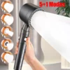 5-Mode High-Pressure Shower Head