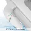 S4635756fa44d4dfbb50888f1b7976d28i-4.webp Ultra‑Slim Bidet Attachment Dual Nozzle Adjustable Pressure Non‑Electric