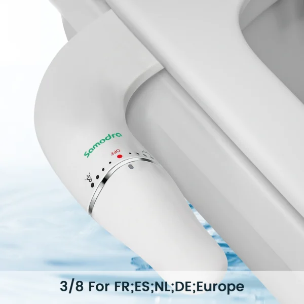 S4635756fa44d4dfbb50888f1b7976d28i-4.webp Ultra‑Slim Bidet Attachment Dual Nozzle Adjustable Pressure Non‑Electric