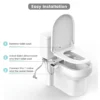 Ultra‑Thin Non‑Electric Bidet Attachment Dual Nozzle Cold Water Self‑Cleaning