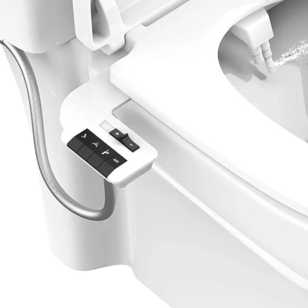 Ultra‑Thin Non‑Electric Bidet Attachment Dual Nozzle Cold Water Self‑Cleaning