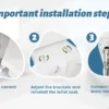 Dual Wash Self-Cleaning Bidet Attachment