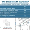 Dual Wash Self-Cleaning Bidet Attachment