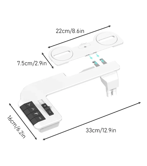 Ultra Thin Bidet Attachment
