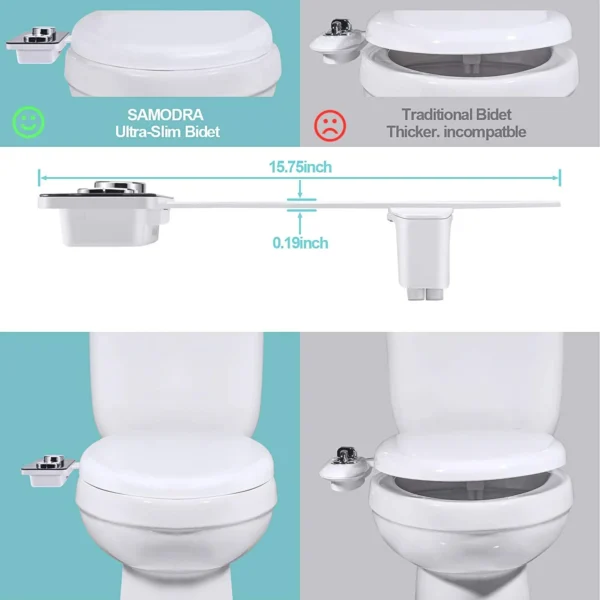 S7f10fbf7fdf74c6ea881697f02b1a9d1F-1.webp Ultra‑Thin Non‑Electric Bidet Attachment Dual Nozzle Front & Rear Wash Cold Water
