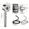5-Mode High-Pressure Shower Head