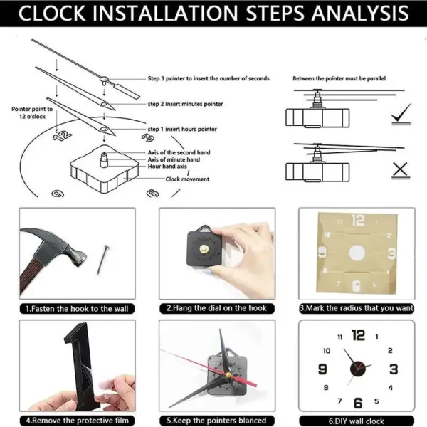 DIY Wall Clock Kit
