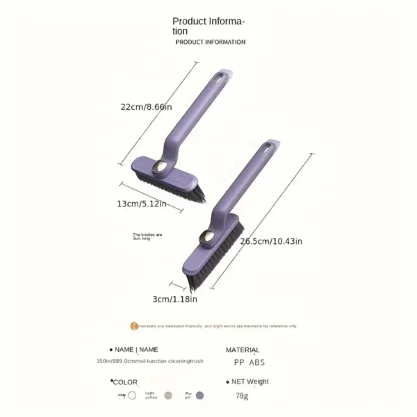Rotating Crevice Cleaning Brush