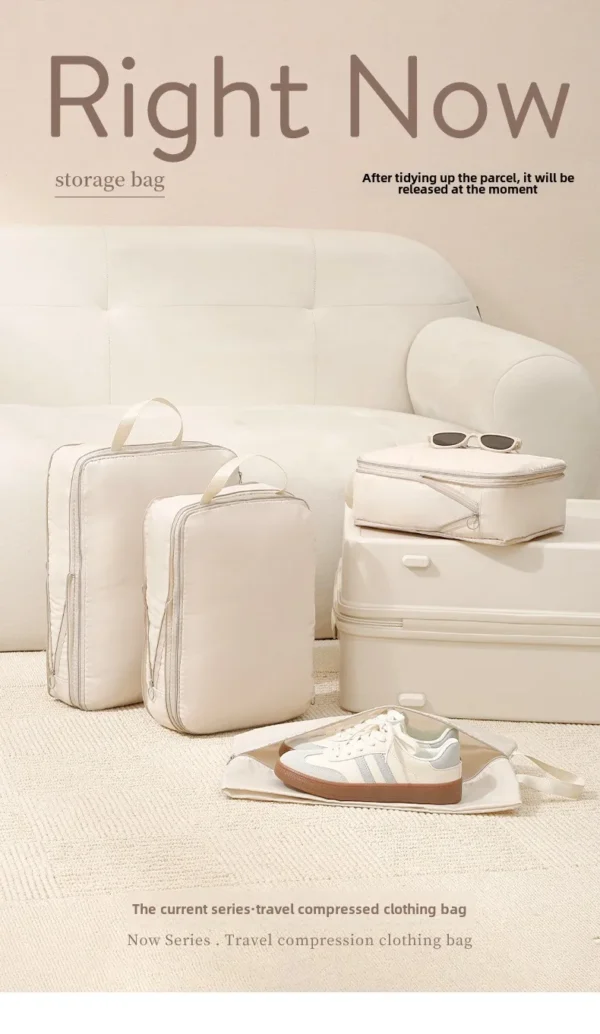 S539cd11c5fb540a7bd0c1190caa89dd5B 4-Piece Travel Compression Packing Cubes