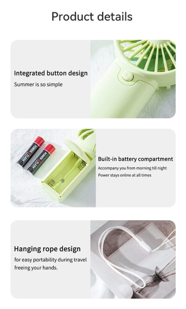 Cute Mini Portable Fan
